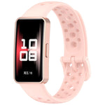 Cinturino per orologio in silicone traspirante con fori xDfind, For Huawei Band 10 / 9 / 8