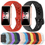Cinturino per orologio in silicone traspirante con fori xDfind, For Huawei Band 10 / 9 / 8