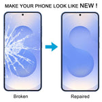 10 pezzi di lente esterna in vetro per schermo frontale con adesivo OCA otticamente trasparente, For Samsung Galaxy S25 SM-S931B, For Samsung Galaxy S25+ SM-S936B, For Samsung Galaxy M55s SM-M558B, For Samsung Galaxy F05 SM-E055F                       ...