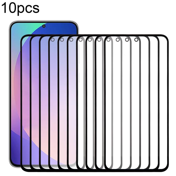 10 pezzi di lente esterna in vetro per schermo frontale con adesivo OCA otticamente trasparente, For Galaxy S26+ SM-S947B, For Galaxy M07 SM-M075F, For Galaxy M17 SM-M176B, For Galaxy S26 SM-S942B, For Galaxy A57 SM-A576B, For Galaxy A37 SM-A376B      ...