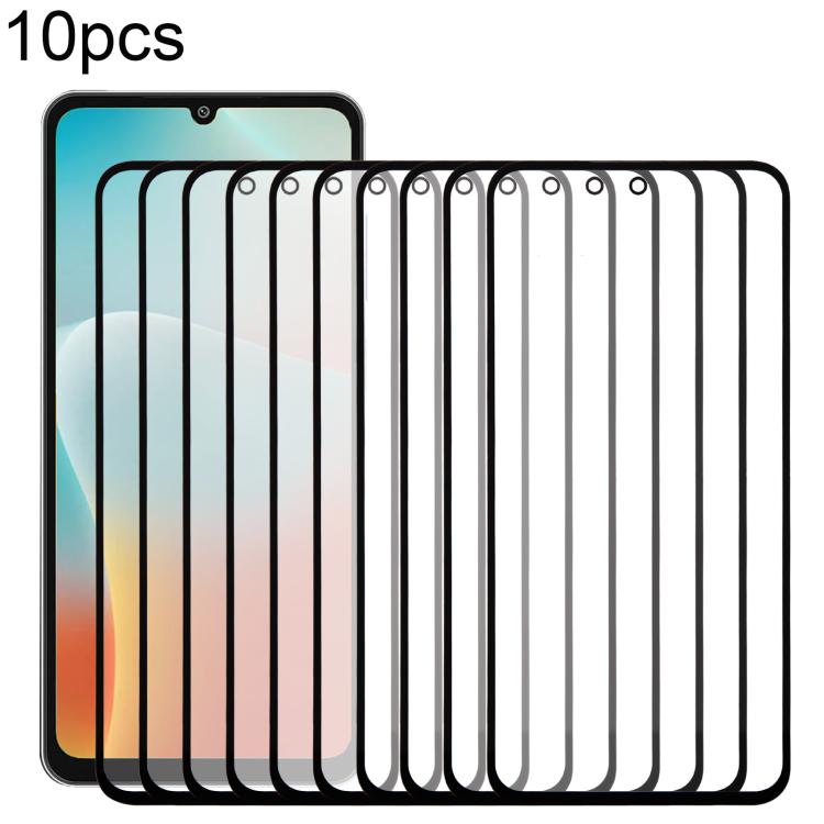 10 pezzi di lente esterna in vetro per schermo frontale con adesivo OCA otticamente trasparente, For Galaxy S26+ SM-S947B, For Galaxy M07 SM-M075F, For Galaxy M17 SM-M176B, For Galaxy S26 SM-S942B, For Galaxy A57 SM-A576B, For Galaxy A37 SM-A376B      ...