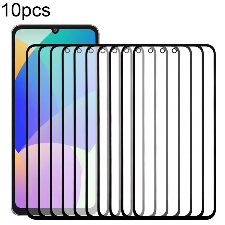 10 pezzi di lente esterna in vetro per schermo frontale con adesivo OCA otticamente trasparente, For Galaxy S26+ SM-S947B, For Galaxy M07 SM-M075F, For Galaxy M17 SM-M176B, For Galaxy S26 SM-S942B, For Galaxy A57 SM-A576B, For Galaxy A37 SM-A376B      ...