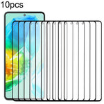 10 pezzi di lente esterna in vetro per schermo frontale con adesivo OCA otticamente trasparente, For Samsung Galaxy S25 SM-S931B, For Samsung Galaxy S25+ SM-S936B, For Samsung Galaxy M55s SM-M558B, For Samsung Galaxy F05 SM-E055F                       ...