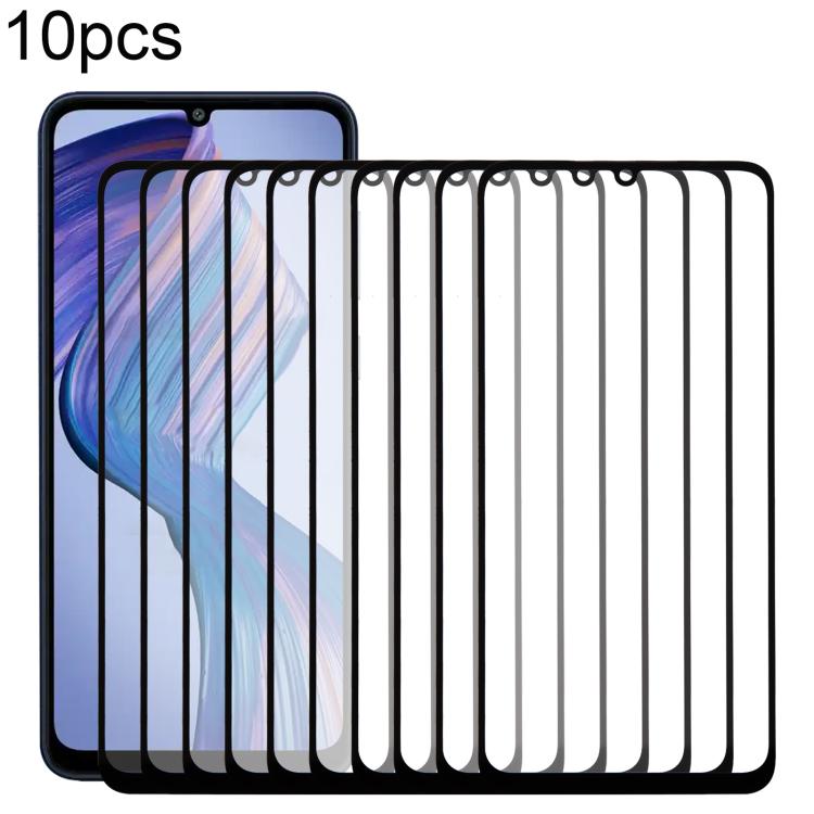 10 pezzi di lente esterna in vetro per schermo frontale con adesivo OCA otticamente trasparente, For Samsung Galaxy S25 SM-S931B, For Samsung Galaxy S25+ SM-S936B, For Samsung Galaxy M55s SM-M558B, For Samsung Galaxy F05 SM-E055F                       ...