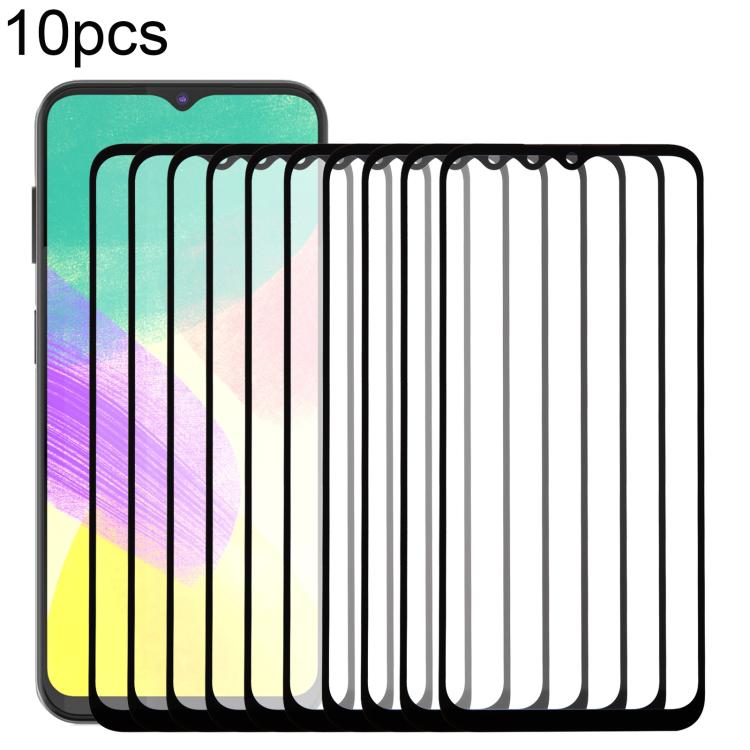 10 pezzi di lente esterna in vetro per schermo frontale con adesivo OCA otticamente trasparente, For Samsung Galaxy S25 SM-S931B, For Samsung Galaxy S25+ SM-S936B, For Samsung Galaxy M55s SM-M558B, For Samsung Galaxy F05 SM-E055F                       ...