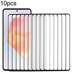 10 pezzi di lente esterna in vetro per schermo frontale con adesivo OCA otticamente trasparente, For Samsung Galaxy S25 SM-S931B, For Samsung Galaxy S25+ SM-S936B, For Samsung Galaxy M55s SM-M558B, For Samsung Galaxy F05 SM-E055F                       ...
