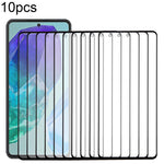 10 pezzi di lente esterna in vetro per schermo frontale con adesivo OCA otticamente trasparente, For Samsung Galaxy S25 SM-S931B, For Samsung Galaxy S25+ SM-S936B, For Samsung Galaxy M55s SM-M558B, For Samsung Galaxy F05 SM-E055F                       ...