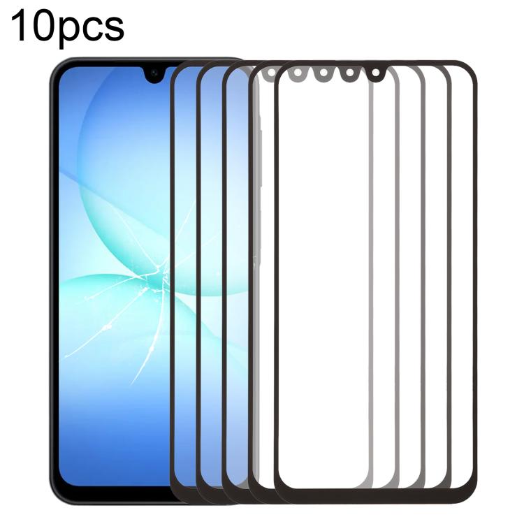 10 pezzi di lente esterna in vetro per schermo frontale con adesivo OCA otticamente trasparente, For Galaxy S26+ SM-S947B, For Galaxy M07 SM-M075F, For Galaxy M17 SM-M176B, For Galaxy S26 SM-S942B, For Galaxy A57 SM-A576B, For Galaxy A37 SM-A376B      ...