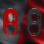 Adesivo decorativo in fibra di carbonio per interruttore fari auto per SEAT Ibiza 2003-2008, lato destro (lato guidatore)., Headlight Switch, Right Driver
