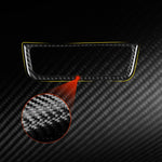 Adesivo decorativo in fibra di carbonio per pannello interruttori climatizzatore auto per SEAT Ibiza 2009-2014, lato guidatore sinistro e destro., Air Conditioner Switch Panel B