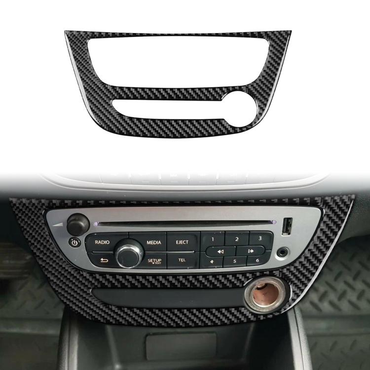 Pannello decorativo in fibra di carbonio per climatizzatore auto