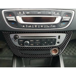 Pannello decorativo in fibra di carbonio per climatizzatore auto, compatibile con Renault Fluence 2009-2017 / Megane 2008-2016, lato guidatore (sinistro e destro)., Air Conditioner Panel A