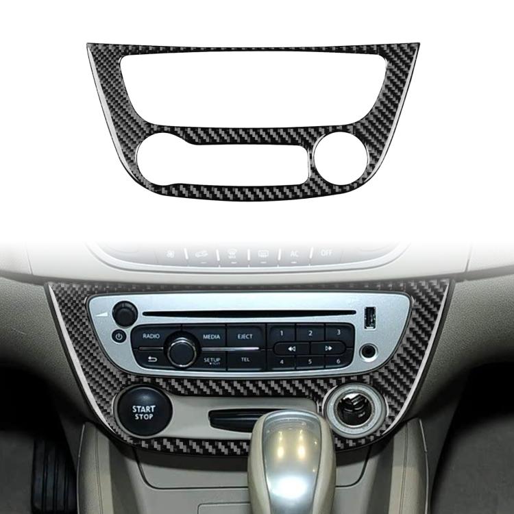 Adesivo fibra di carbonio per climatizzatore auto Renault