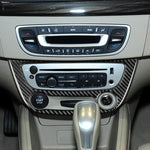 Adesivo decorativo in fibra di carbonio per pannello climatizzatore auto B per Renault Fluence 2009-2017 / Megane 2008-2016, lato guidatore sinistro e destro., Air Conditioner Panel B