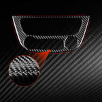 Adesivo decorativo in fibra di carbonio per pannello climatizzatore auto B per Renault Fluence 2009-2017 / Megane 2008-2016, lato guidatore sinistro e destro., Air Conditioner Panel B