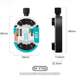 RF4 RF-FT06 Mini dispositivo di riparazione per schede madri con chip in vetro termoresistente, RF4 RF-FT06