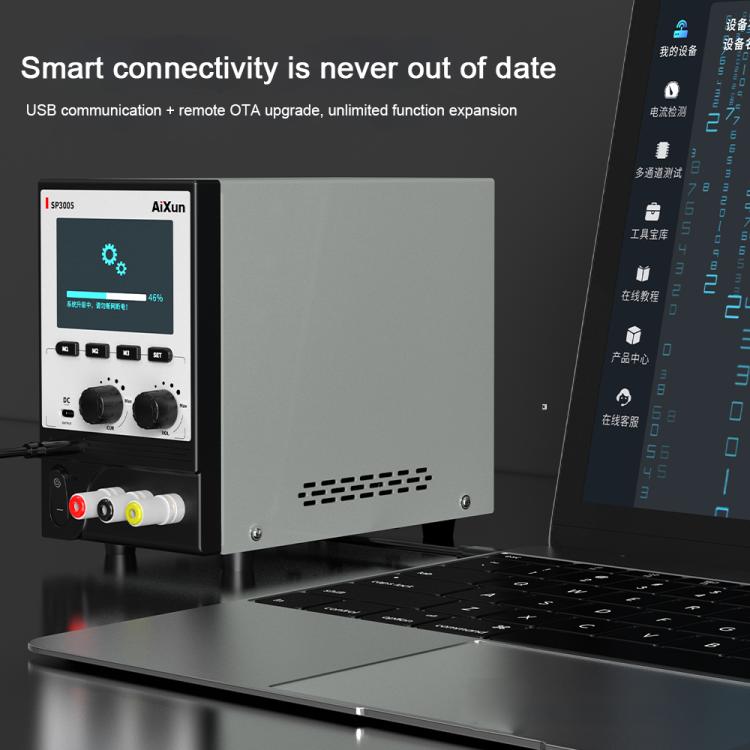 Alimentatore CC programmabile CNC con interconnessione intelligente Aixun SP3005, Aixun SP3005 EU Plug