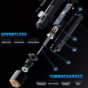 Lucidatrice a ultrasuoni portatile 2 in 1 Jakemy Serie JM-Y10 da 35 W, EU Plug, UK Plug, US Plug