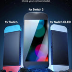 Pellicola temperata HD per Nintendo Switch 2 e Switch OLED