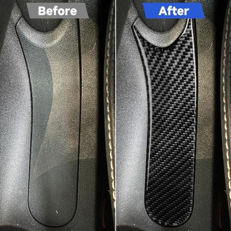 Adesivo decorativo in fibra di carbonio per pannello del freno a mano dell'auto per SEAT Leon 2005-2012, lato guidatore sinistro e destro., Handbrake Panel