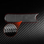Adesivo decorativo in fibra di carbonio per pannello del freno a mano dell'auto per SEAT Leon 2005-2012, lato guidatore sinistro e destro., Handbrake Panel