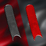 Adesivo decorativo in fibra di carbonio per pannello del freno a mano dell'auto per SEAT Leon 2005-2012, lato guidatore sinistro e destro., Handbrake Panel