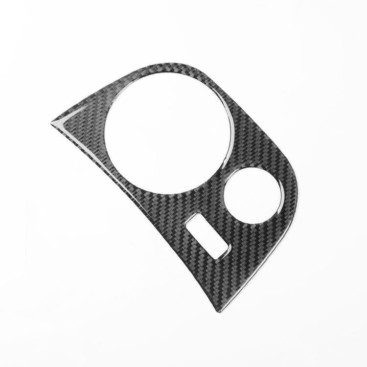 Adesivo in fibra di carbonio per portabicchiere Seat Leon 2005-20