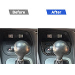 Adesivo in fibra di carbonio per portabicchiere Seat Leon 2005-20