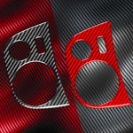 Adesivo in fibra di carbonio per portabicchiere Seat Leon 2005-20