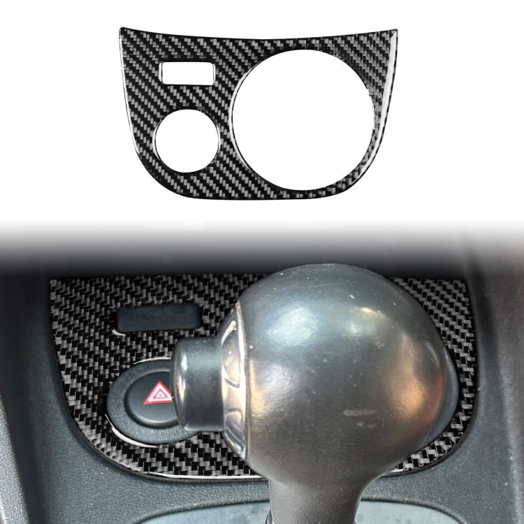 Adesivo in fibra di carbonio per portabicchiere Seat Leon 2005-20