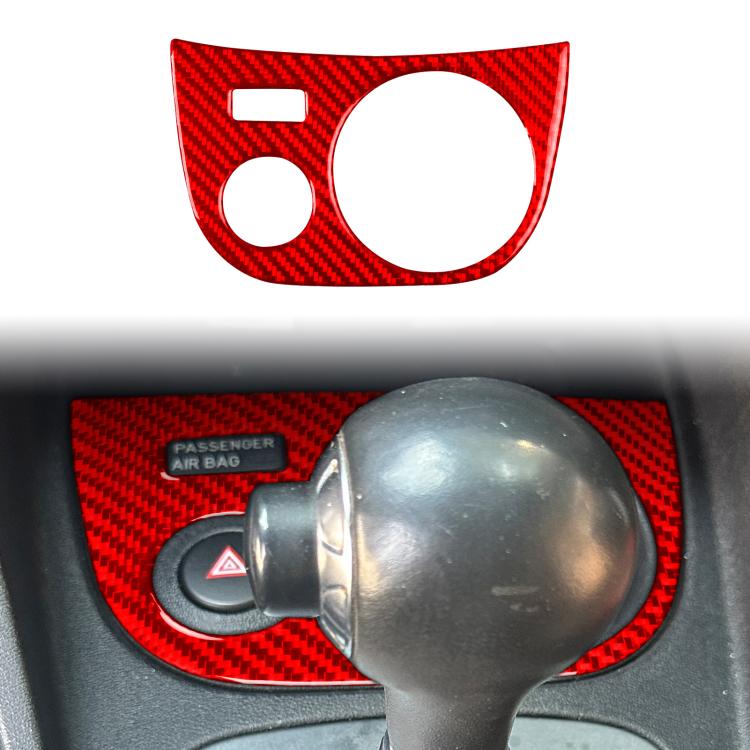 Adesivo in fibra di carbonio per portabicchiere Seat Leon 2005-20
