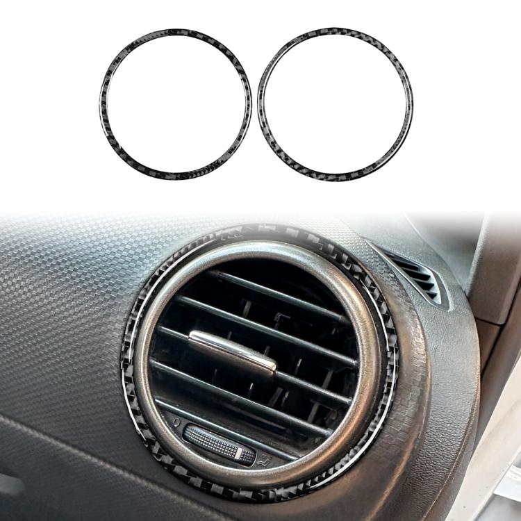 Set 2 adesivi fibra di carbonio bocchette aria SEAT Leon