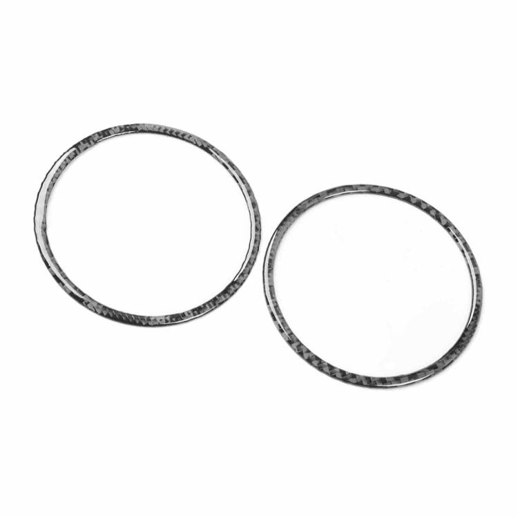 Set di 2 adesivi decorativi in fibra di carbonio per bocchette di ventilazione dell'aria condizionata dell'auto, lato sinistro e destro, per SEAT Leon 2005-2012., AC Two Sides Air Outle