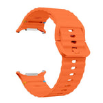 Cinturino per orologio in silicone con cuciture a onda xDfind, For Samsung Galaxy Watch Ultra 47mm / Ultra 2025