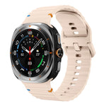 Cinturino per orologio in silicone con cuciture a onda xDfind, For Samsung Galaxy Watch Ultra 47mm / Ultra 2025