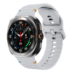 Cinturino per orologio in silicone con cuciture a onda xDfind, For Samsung Galaxy Watch Ultra 47mm / Ultra 2025
