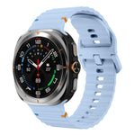 Cinturino per orologio in silicone con cuciture a onda xDfind, For Samsung Galaxy Watch Ultra 47mm / Ultra 2025