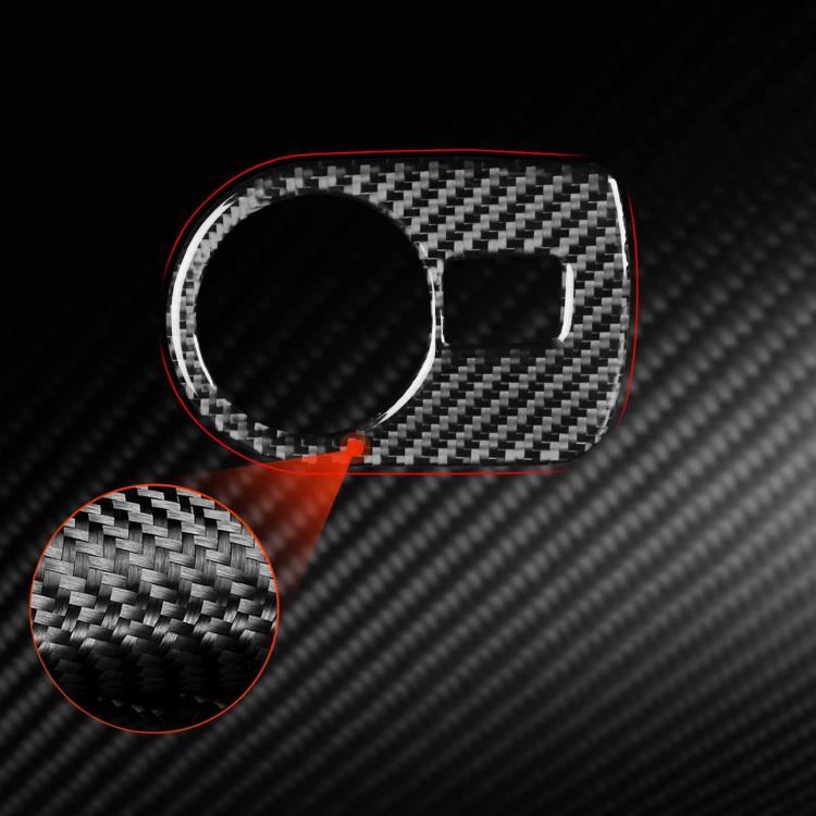 Adesivo decorativo in fibra di carbonio per pannello interruttori fari auto per SEAT Leon 2005-2012, Headlight Switch Panel, Left Driver, Headlight Switch Panel, Right Driver