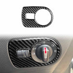 Adesivo decorativo in fibra di carbonio per pannello interruttori fari auto per SEAT Leon 2005-2012, Headlight Switch Panel, Left Driver, Headlight Switch Panel, Right Driver
