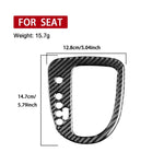 Adesivo in fibra di carbonio per pannello leva cambio Seat Leon