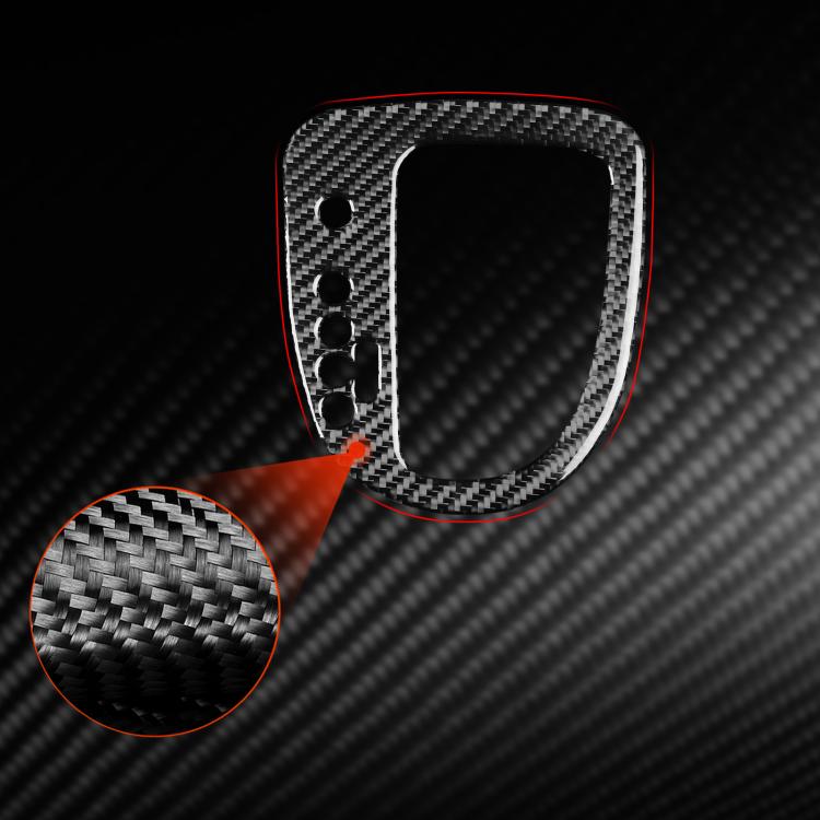 Adesivo in fibra di carbonio per pannello leva cambio Seat Leon