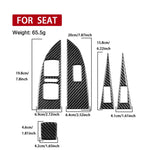Set 5 adesivi in fibra di carbonio per Seat Leon 2005-2012