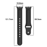 Cinturino per orologio in silicone con fibbia inversa xDfind, For Huawei Band 10 / 9 / 8