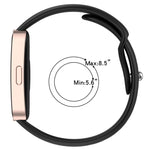 Cinturino per orologio in silicone con fibbia inversa xDfind, For Huawei Band 10 / 9 / 8