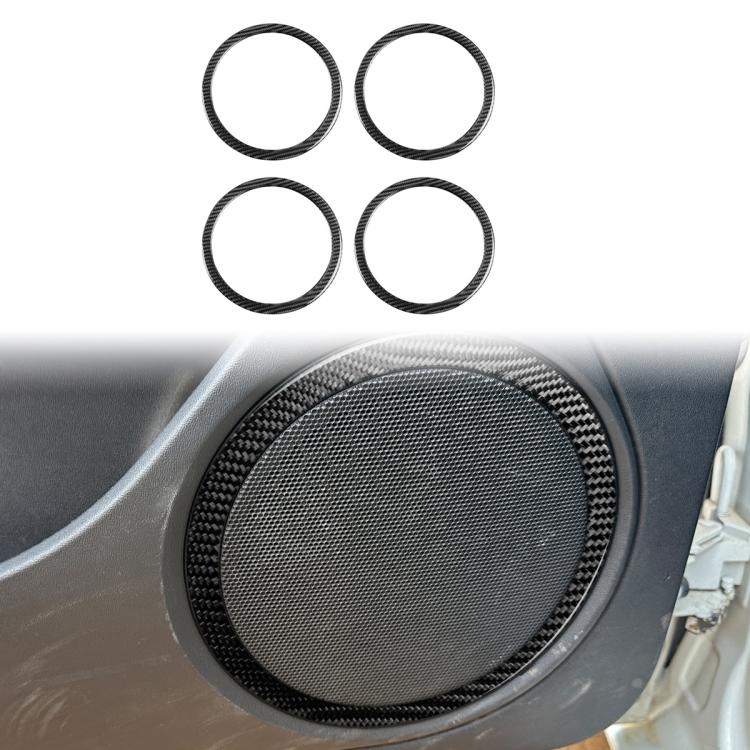 Set 4 adesivi fibra di carbonio per clacson SEAT Leon 2005-2012