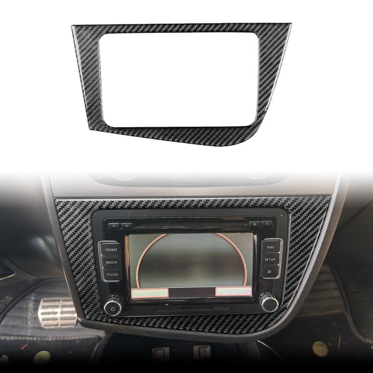 Adesivo fibra di carbonio console Seat Leon 2005-2012