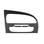 Adesivo decorativo in fibra di carbonio per pannello del climatizzatore della console centrale dell'auto per SEAT Leon 2005-2012, Center Console Air Conditioner Panel, Left Driver, Center Console Air Conditioner Panel, Right Driver