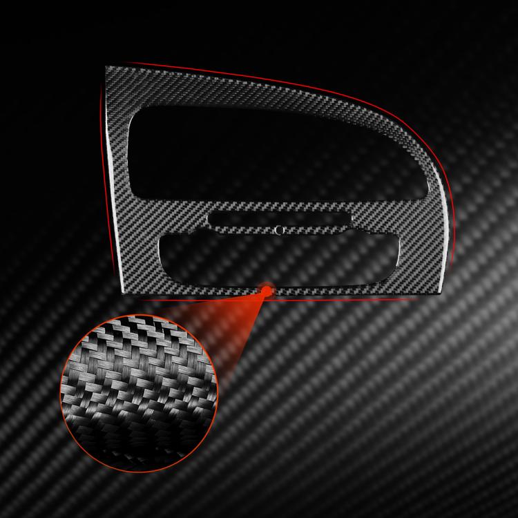 Adesivo decorativo in fibra di carbonio per pannello del climatizzatore della console centrale dell'auto per SEAT Leon 2005-2012, Center Console Air Conditioner Panel, Left Driver, Center Console Air Conditioner Panel, Right Driver