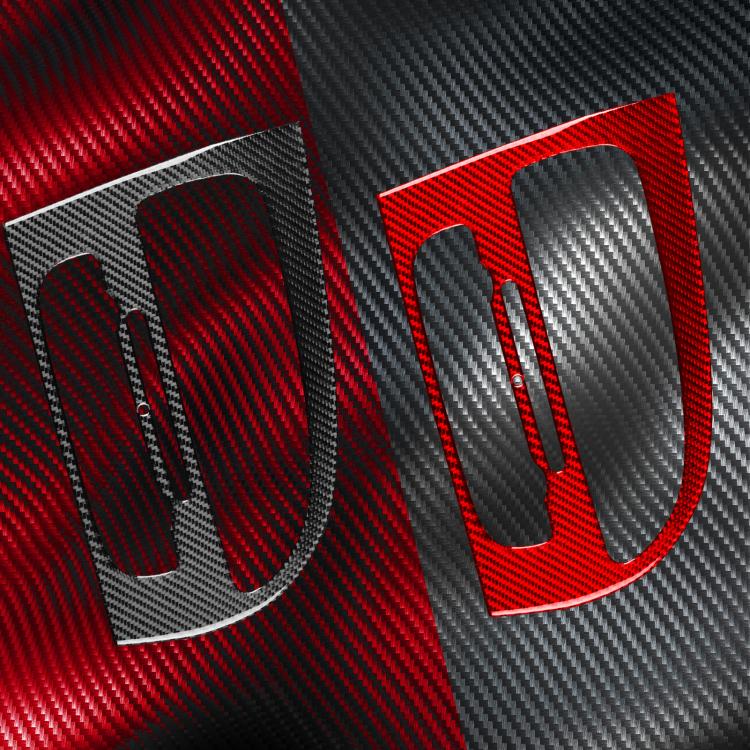 Adesivo decorativo in fibra di carbonio per pannello del climatizzatore della console centrale dell'auto per SEAT Leon 2005-2012, Center Console Air Conditioner Panel, Left Driver, Center Console Air Conditioner Panel, Right Driver