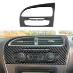 Adesivo decorativo in fibra di carbonio per pannello del climatizzatore della console centrale dell'auto per SEAT Leon 2005-2012, Center Console Air Conditioner Panel, Left Driver, Center Console Air Conditioner Panel, Right Driver